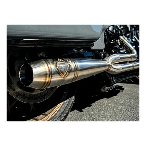 SP Concepts Mid Length Elsinore Pro Flo 2-Into-1 Exhaust For Harley Touring 2017-2025