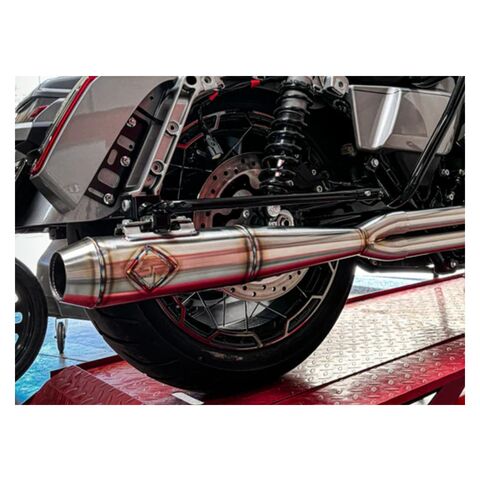 SP Concepts Full Length Turnpike Pro Flo 2-Into-1 Exhaust For Harley Touring 2017-2025