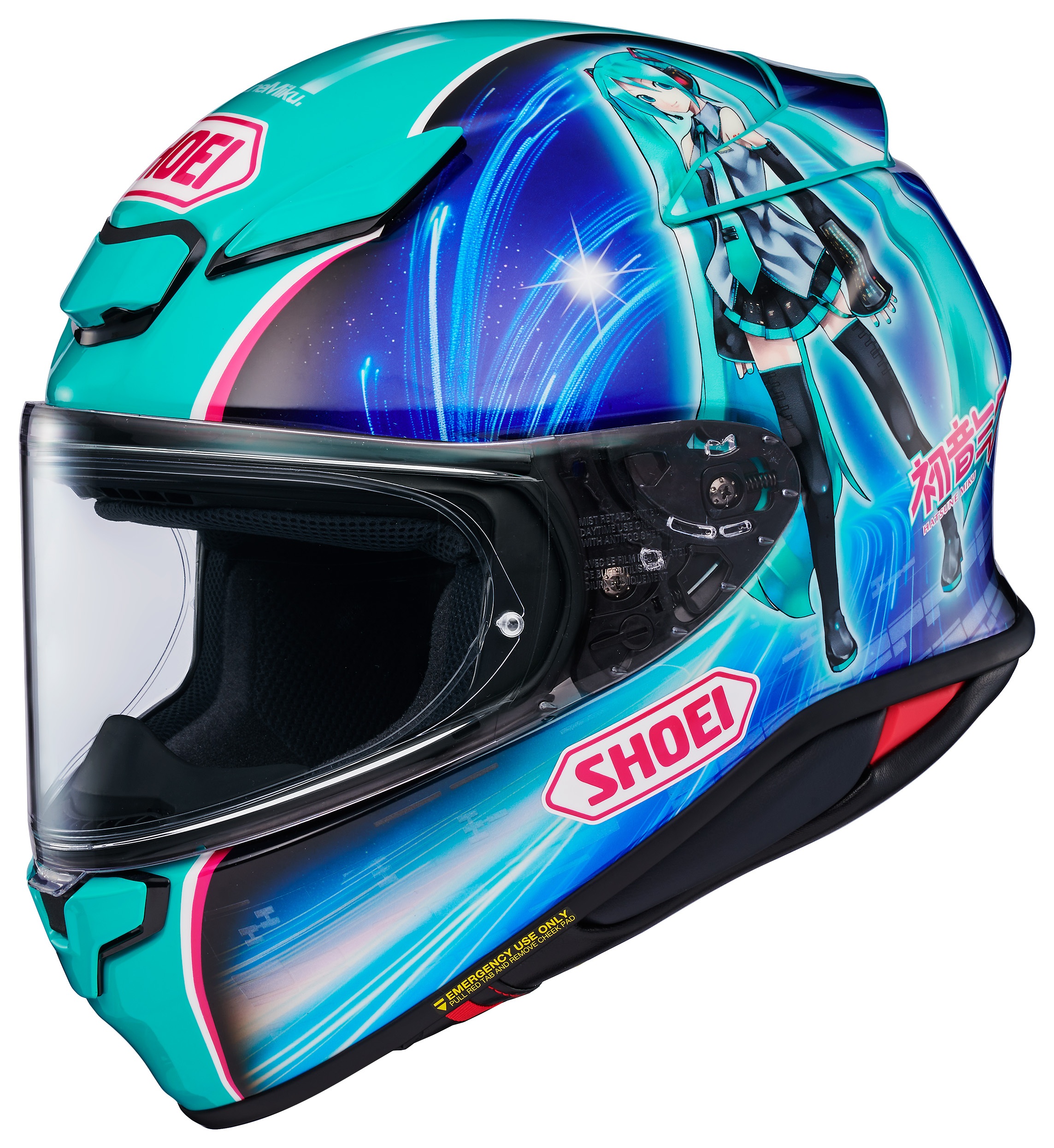 Shoei RF-1400 Hatsune Miku Helmet - RevZilla