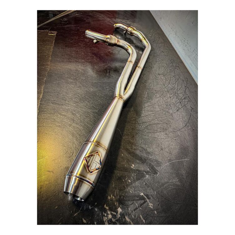 SP Concepts Mid Length Elsinore Pro Flo 2-Into-1 Exhaust For Harley Low Rider ST / Sport Glide 2018-2024