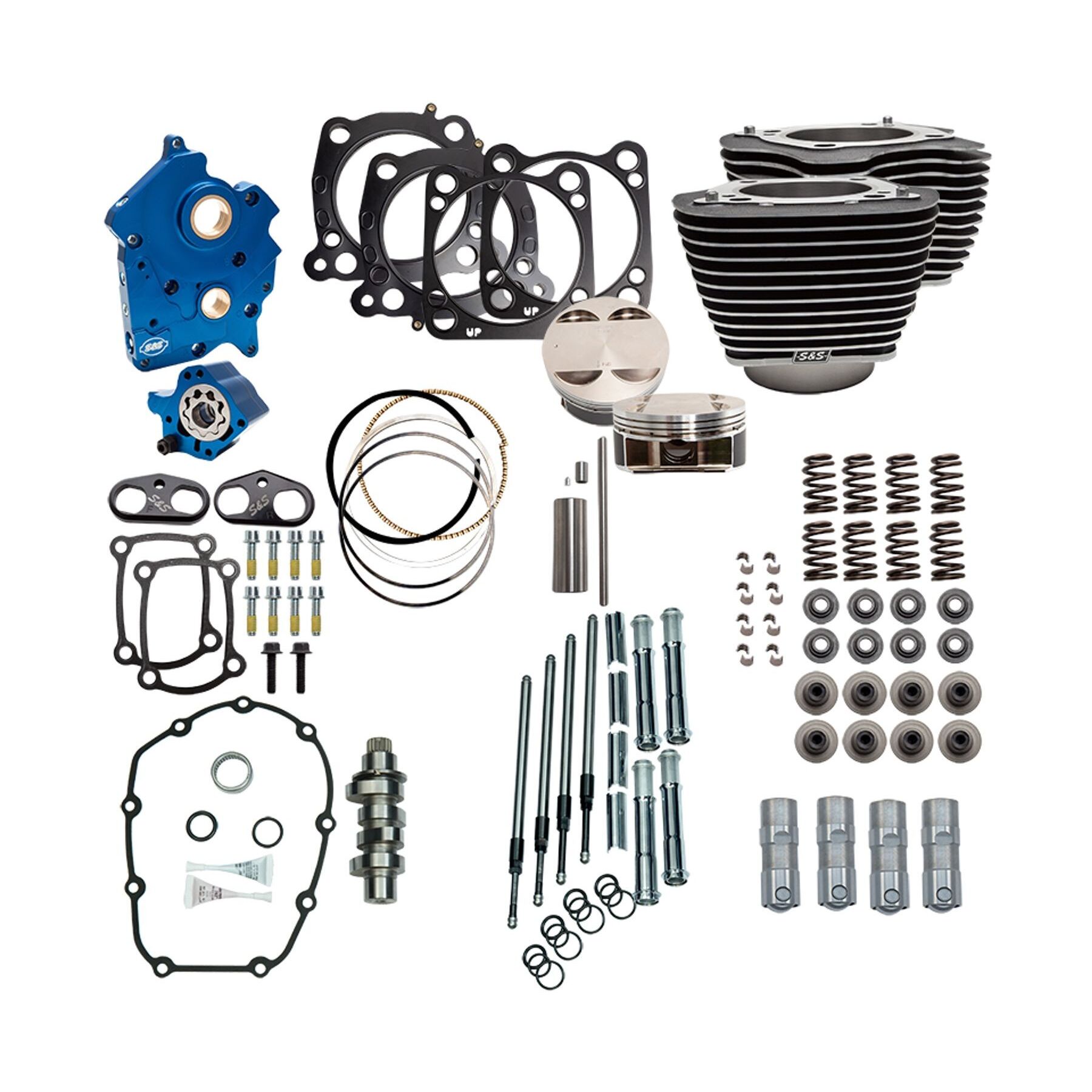 S&S Cycle Power Package For Harley Oil Cooled 114 / 117 Milwaukee Eigh