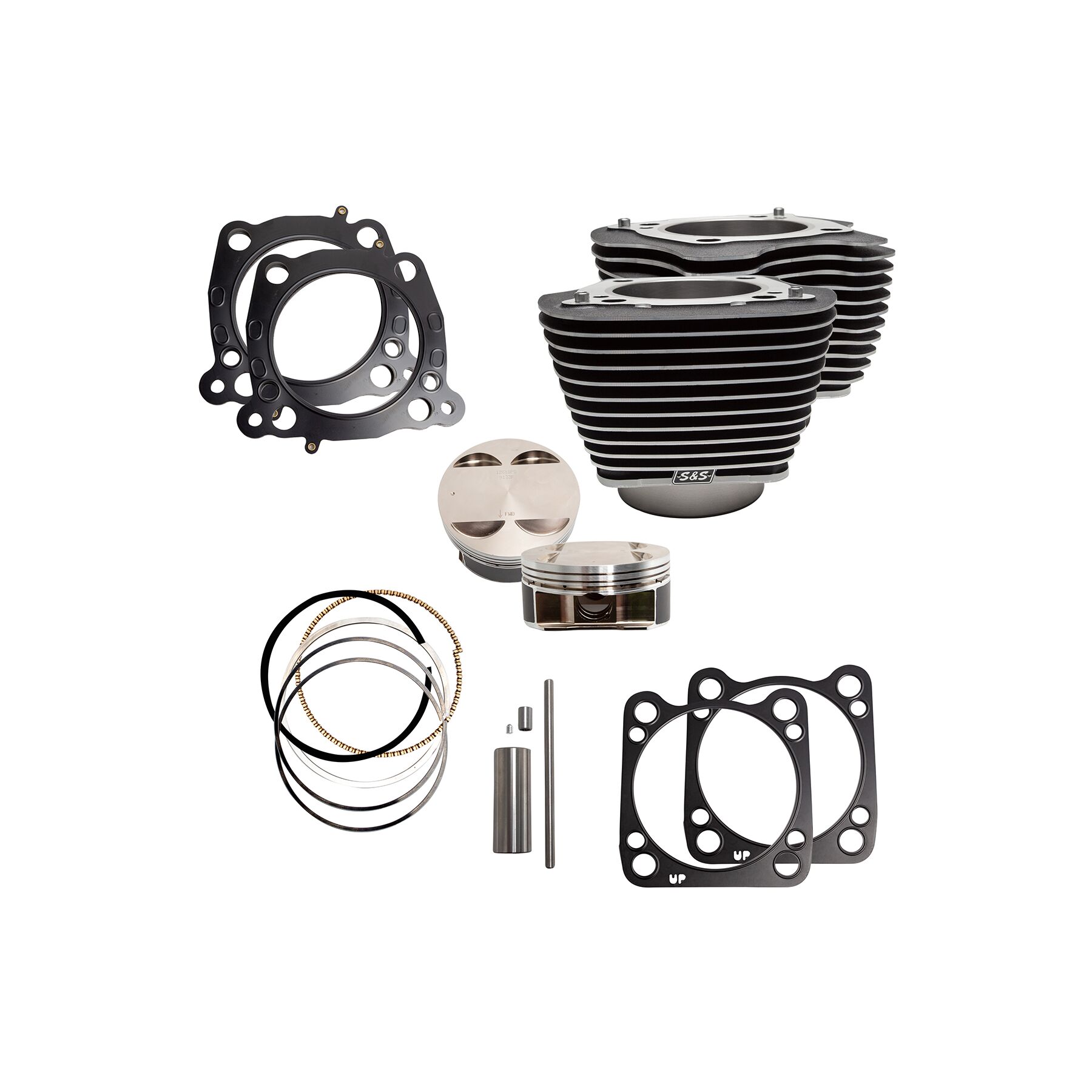 S&S Cycle 124 Big Bore Kit For Harley 107 Milwaukee Eight 2017-2025