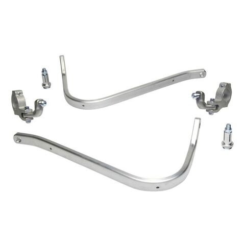 Barkbusters Aluminum Handguard Kit For 7/8" or 1 1/8" Handlebars 1 1/8" Tapered Bars / Silver [Open Box]