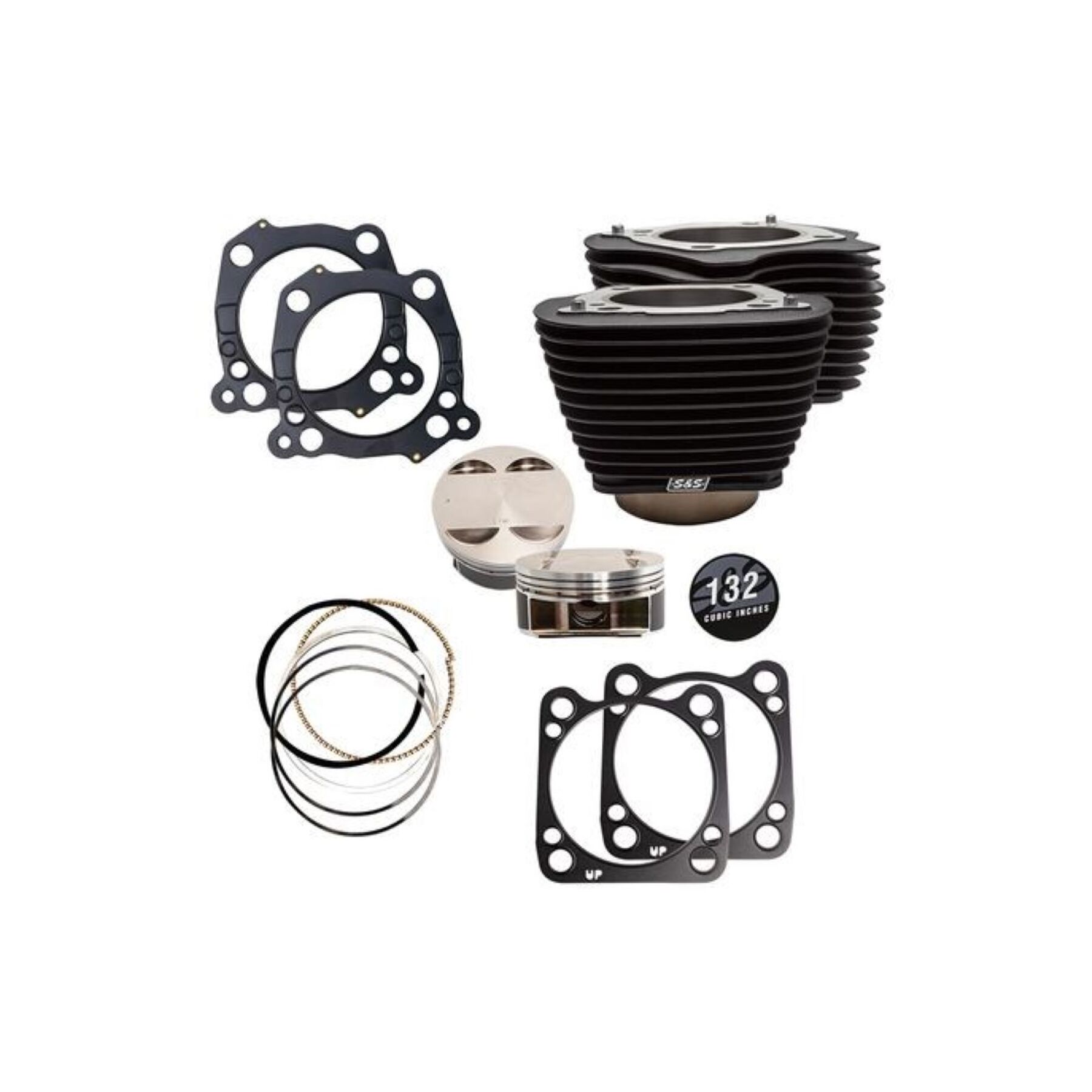 S&S Cycle 132 Big Bore Kit For Harley 114 Milwaukee Eight 2017-2026