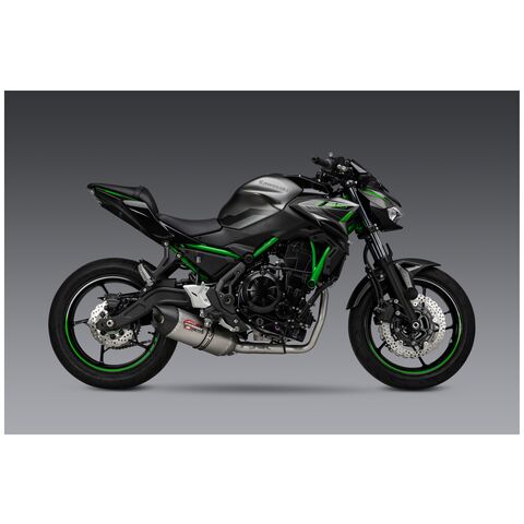 Yoshimura AT2 Race Exhaust System Kawasaki Ninja 650 / Z650 2017-2025 Stainless Steel/Carbon Fiber [Open Box]