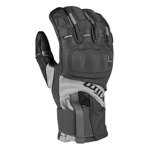 Klim Adventure GTX Short Gloves Asphalt / LG [Open Box]