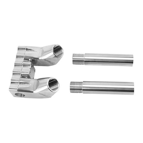 TC Bros Pro Series Modular Pull Back Risers For Harley 8" Rise / 1" Clamp / Black [Open Box]