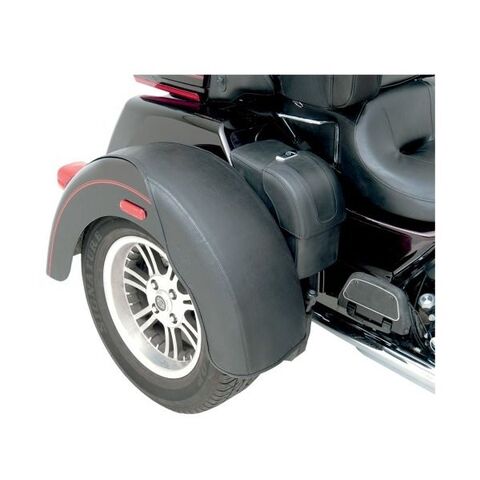 Saddlemen Rear Fender Bra For Harley Trike 2009-2023 Black / Smooth [Open Box]
