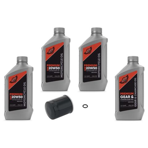 Milwaukee Twins Complete Oil Change Kit For Harley Sportster 1986-2022