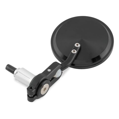 BikeMaster DC Folding Bar End Mirrors Black [Open Box]