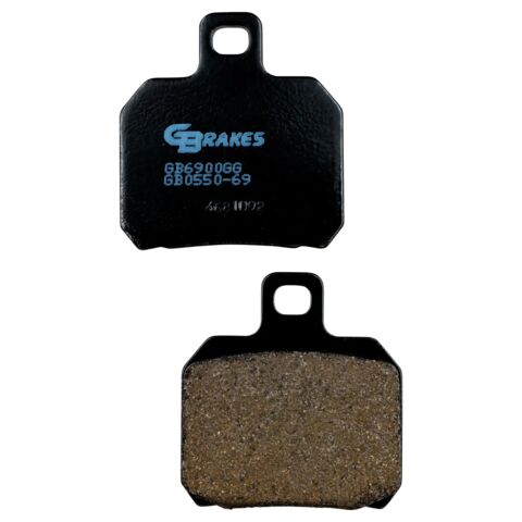 GBrakes Semi-Metallic Rear Brake Pads