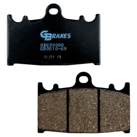 GBrakes Semi-Metallic Front Brake Pads GB0510-69