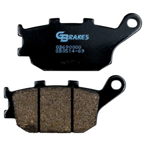 GBrakes Semi-Metallic Rear Brake Pads GB0516-69