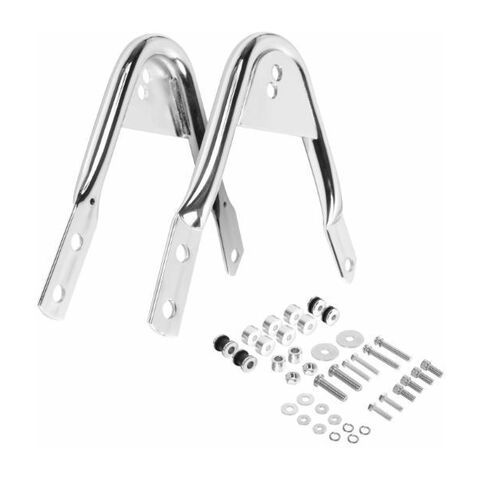 HogWorkz Rear Docking Hardware Kit For Harley Touring 1997-2008 Chrome [Open Box]