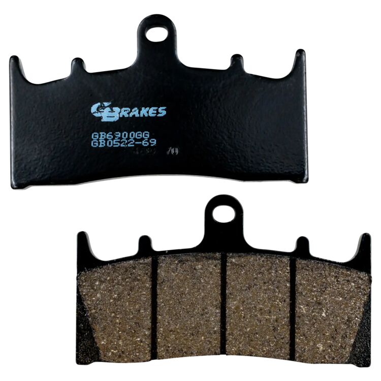 GBrakes Semi-Metallic Front Brake Pads GB0522-69