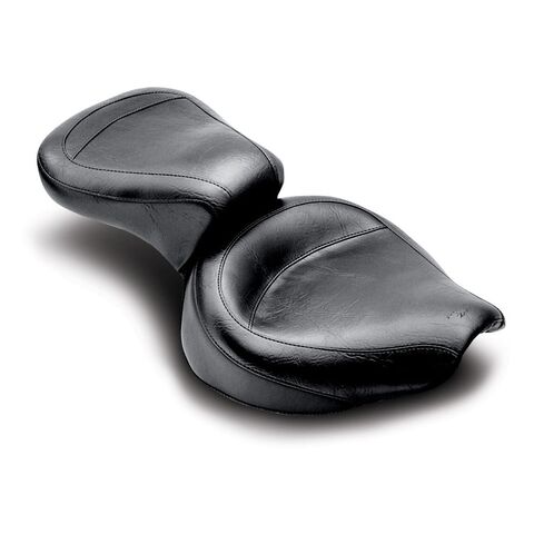 Mustang Wide Touring Smooth Seat For Harley FL / FX 1958-1984 Smooth [Previously Installed]