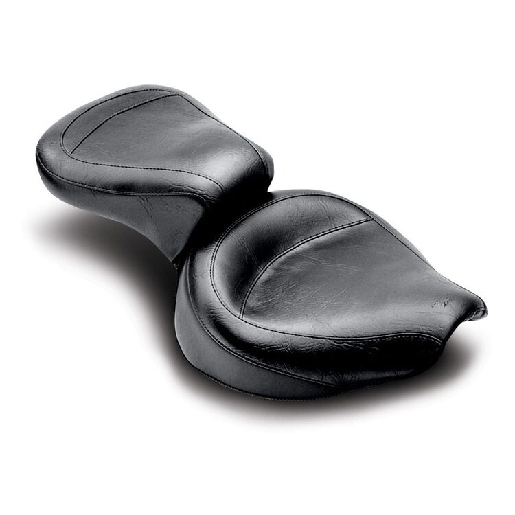 Mustang Wide Touring Smooth Seat For Harley FL / FX 1958-1984 Smooth [Previously Installed]