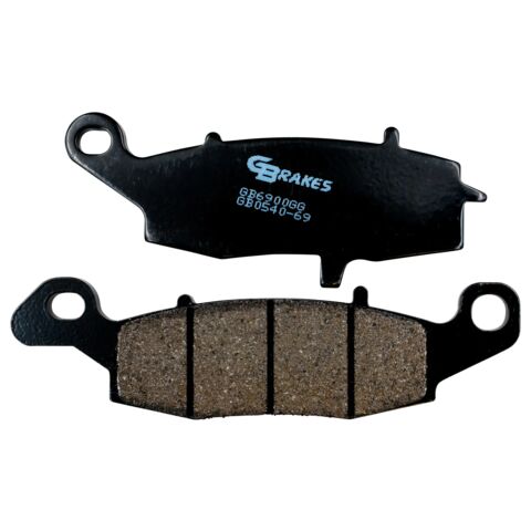 GBrakes Semi-Metallic Front / Rear Brake Pads GB0540-69
