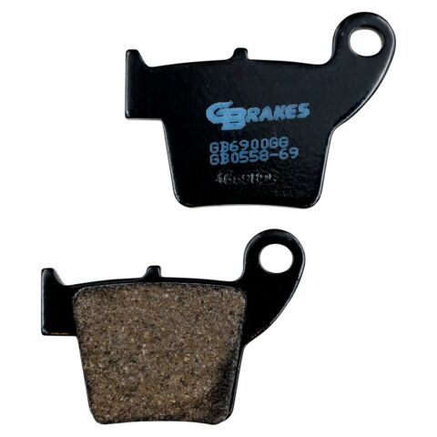 GBrakes Semi-Metallic Rear Brake Pads GB0558-69