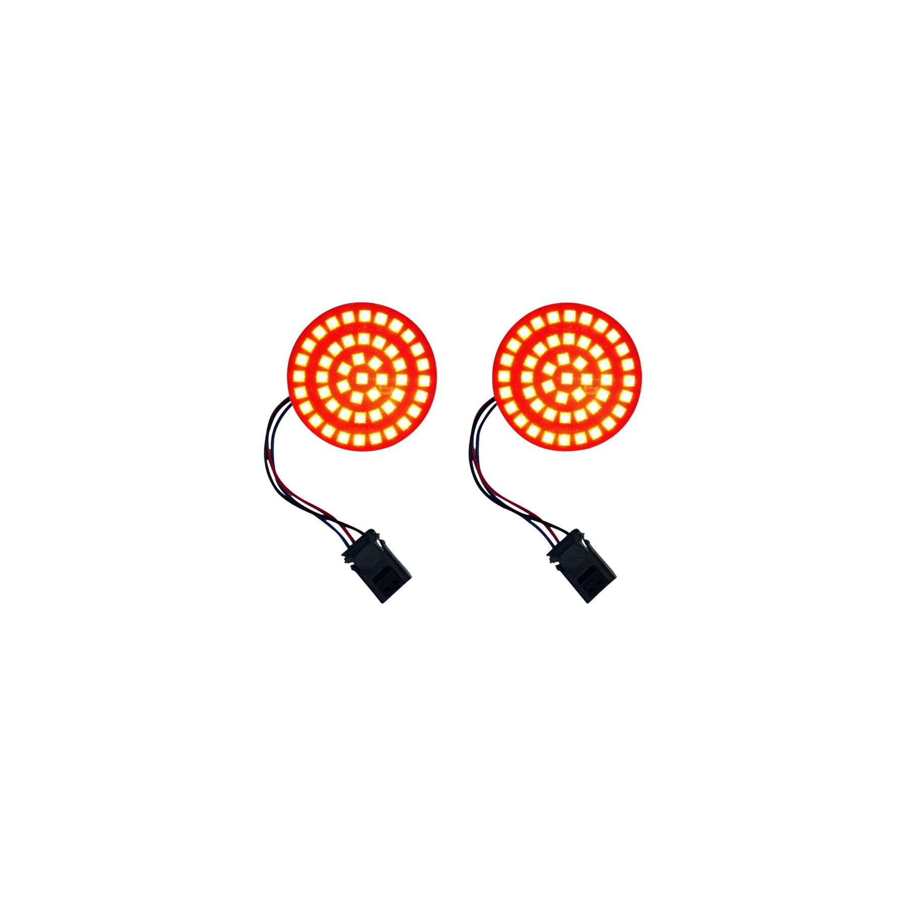 Custom Dynamics Genesis 4 Turn Signal Inserts For Harley Softail 2025-