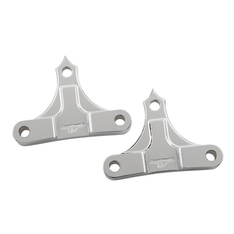 Accutronix Fender Spacers For Arlen Ness Hot Legs For Harley Touring 2014-2024 5/8" / Chrome [Open Box]