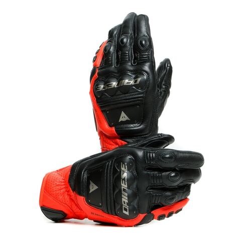 Dainese 4 Stroke 2 Gloves Black/Fluo Red / MD [Open Box]
