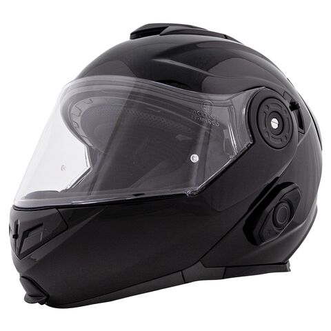 BILT Techno 3.0 Modular Sena Bluetooth Helmet - Closeout Black / 4XL [Open Box]