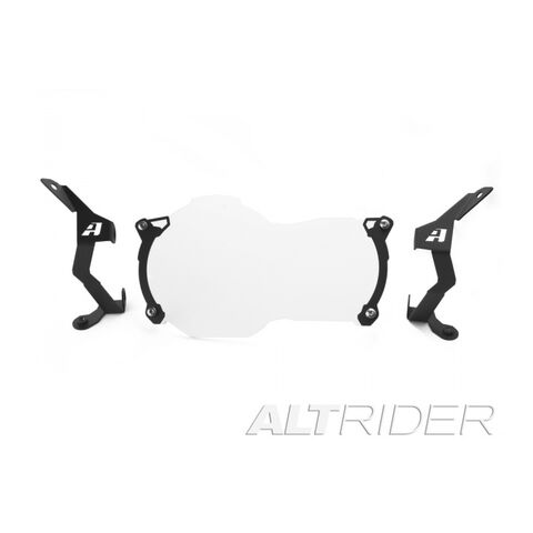 AltRider Lexan Headlight Guard Kit BMW R1200GS / Adventure / R1250GS / Adventure Standard / Black [Previously Installed]