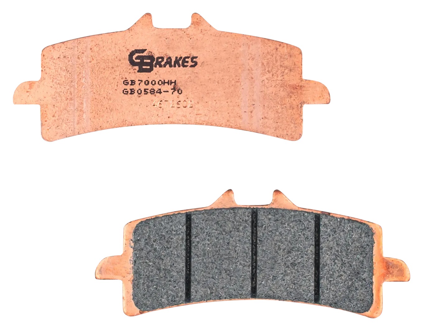 GBrakes HH Sintered Front Brake Pads GB0584-70 - RevZilla