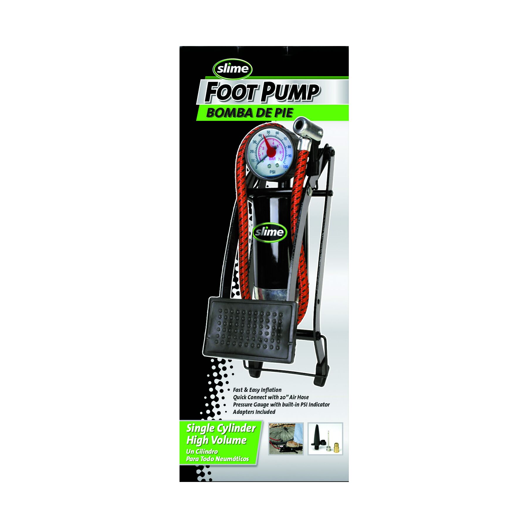 Slime Tire Repair Foot Pump