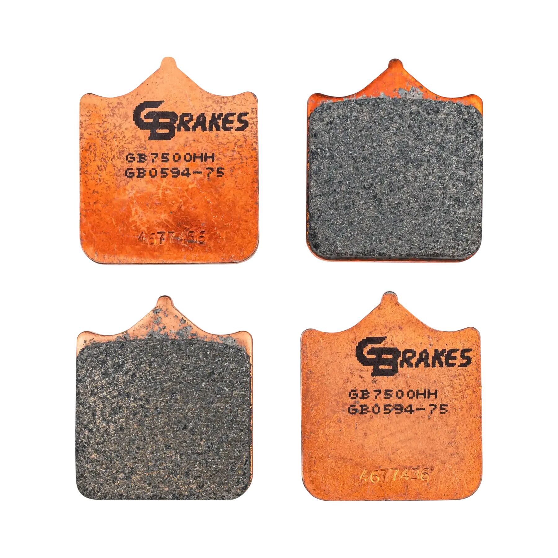 GBrakes HH Sintered Ceramic Front Brake Pads GB0594-75