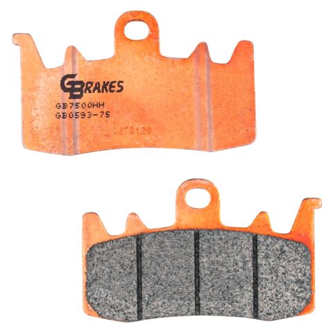 GBrakes HH Sintered Ceramic Front Brake Pads GB0593-75