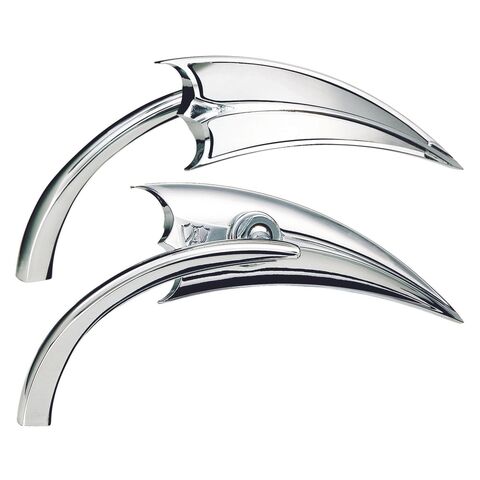 Arlen Ness Scoop Micro Mirrors Left Side / Chrome [Open Box]