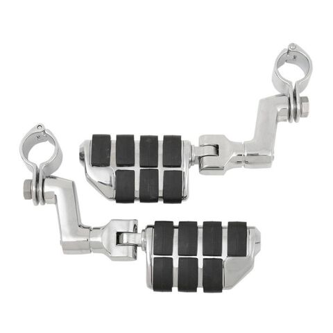 Kuryakyn Magnum 1 1/4" Clamp ISO Peg Mounts Dually ISO Peg / Straight Mount [Open Box]