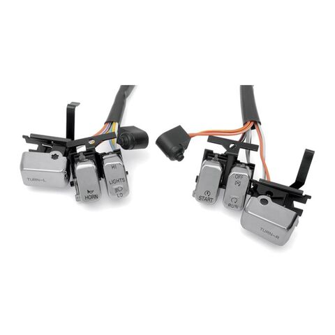 Milwaukee Twins Handlebar Switch Kit For Harley 1996-2013 Chrome [Open Box]
