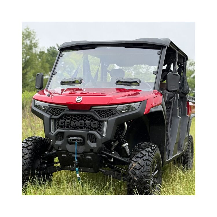 Seizmik Tool-Less Versa Vent Hard Coated Polycarbonate Windshield CFMoto UForce U10 2025-2025