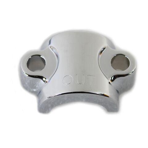 V-Twin Mfg. 1" Fork Slider Axle Cap For Harley FLST / FXST / FLT