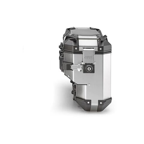 Givi Outback EVO 33 Liter Side Case Right Side / Silver [Previously Installed]