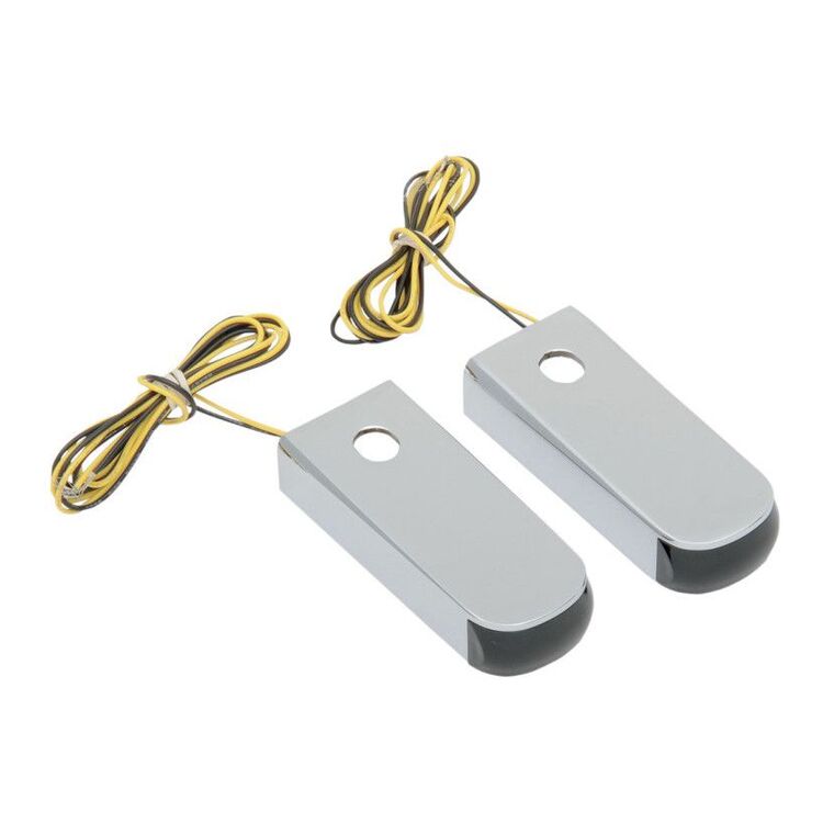 Chrome Body/Amber LED/Smoked Lens