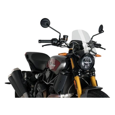 Puig Naked New Generation Windscreen Indian FTR1200 / S 2019-2024 Clear [Open Box]