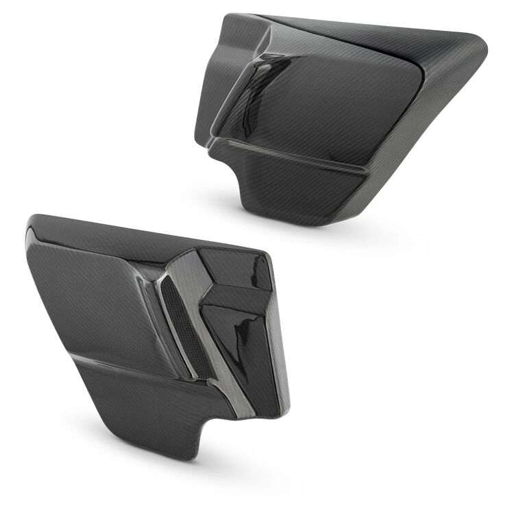 Arlen Ness Carbon Fiber Side Covers For Harley Touring 2009-2025