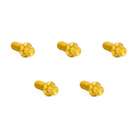 Arlen Ness 12-Point Titanium Derby Cover Bolt Kit For Harley 2007-2026