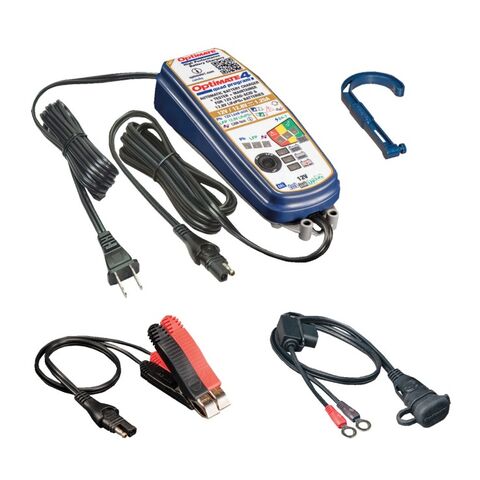 TecMate OptiMate 4 Quad Program Battery Charger [Open Box]