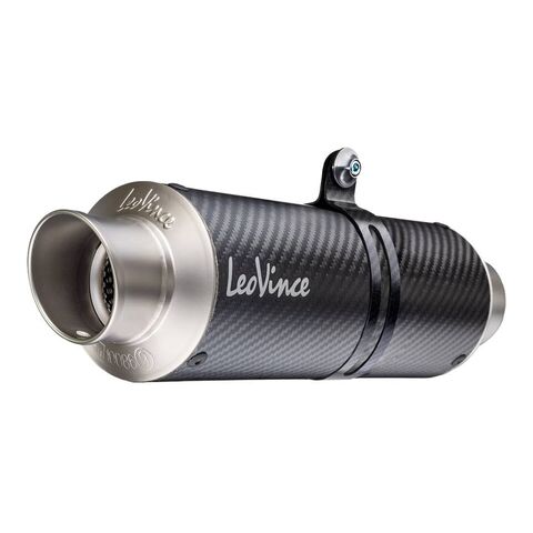 LeoVince GP Corsa Weld-On Muffler Matte Carbon Fiber [Open Box]