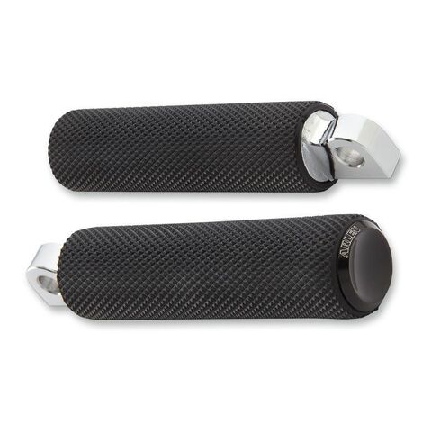 Arlen Ness Fusion Knurled Footpegs For Harley Black [Open Box]