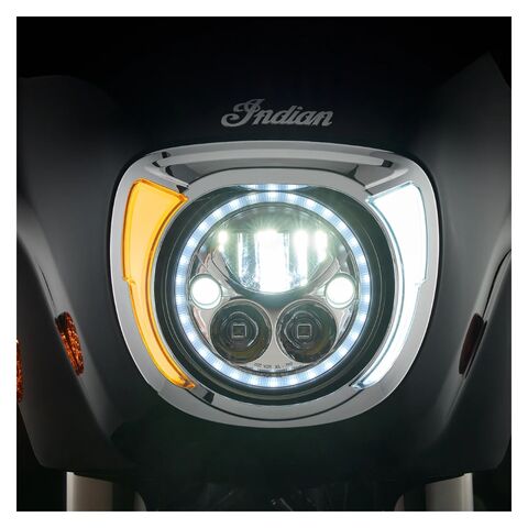 Ciro Headlight Bezel With Turn / Driving Lights For Indian Chieftain 2021-2026