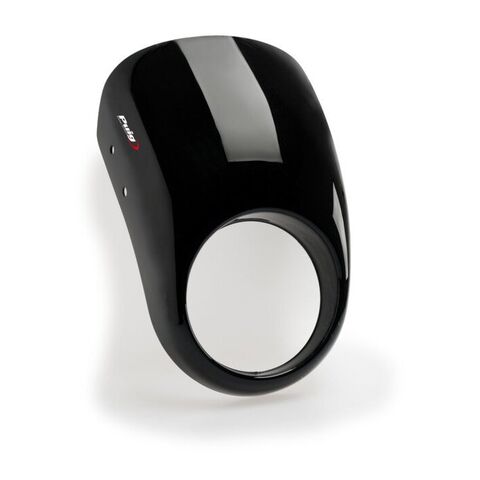 Puig Anarchy Semifaring For Harley Dyna Street Bob 2006-2017 Black [Open Box]