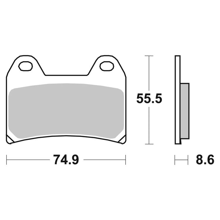 Brembo LA Front Brake Pads 07BB19LA [Open Box]