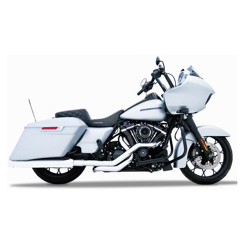 Rinehart Crossback True Duals Header Kit For 4" / 4.5" Rinehart Mufflers For Harley Touring 2017-2026