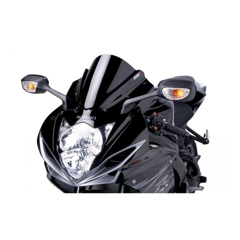 Puig Z-Racing Windscreen Suzuki GSXR 600 / GSXR 750 2011-2026 Black [Previously Installed]